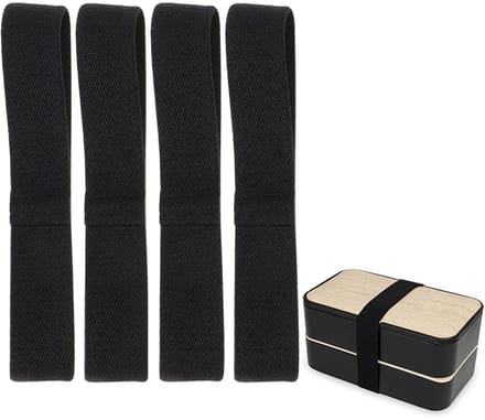 Dailygoods- Bento Box Riem - 4 Stuks - Elastisch Design