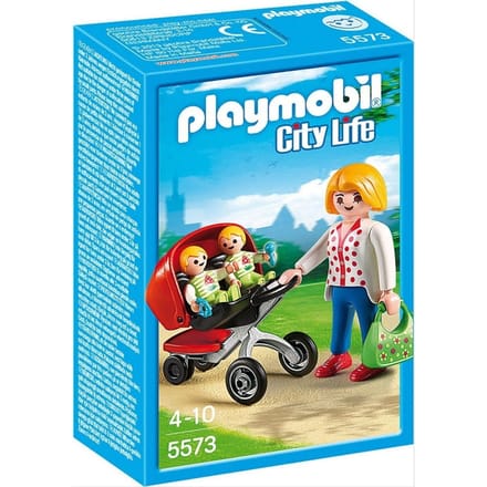 Playmobil 5573 Tweeling Kinderwagen (kunststof, 4 - 6 jaar)