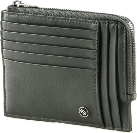 MANDARINA DUCK Leren Kaarthouder Downtown Credit Card Holder Iron Gate Donkergrijs