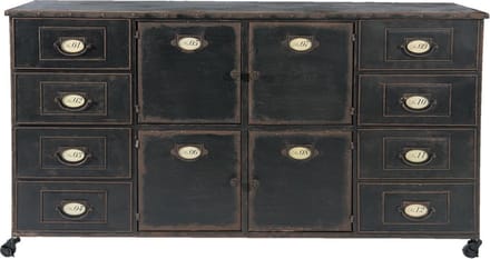 Clayre & Eef Ladekast 152x44x86 cm Bruin IJzer