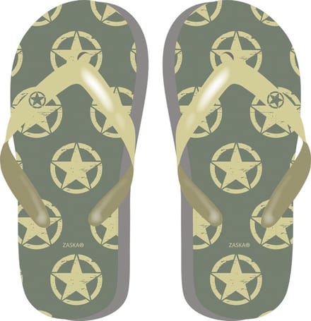 Arditex Teenslippers Military Junior Donkergroen Maat 28