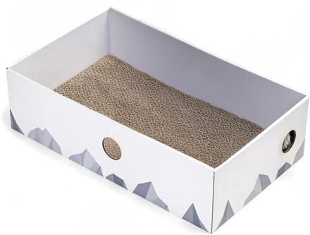 Krabmeubel - Krabton voor Katten - Krabpaal - Wit