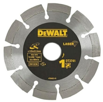 DeWALT DT3741-XJ - Diamentzaagblad - Segmenteerde Schroefblad - 125 mm - Beton en Baksteen