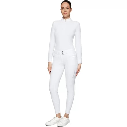 Dames wedstrijdbroek met middengrip Samshield Chloe Metal Dots