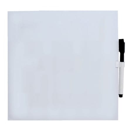 DESQ - 4211 – Whiteboard | Magnetisch | Frameloos | 35 x 35 cm