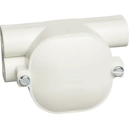 Abb Trekdoos 5/8 Dubbel Links Met Deksel Kunstof
