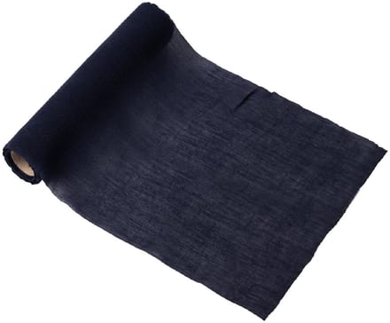 ARTYFETES - Tafelrunner marineblauw mousseline 28 cm x 5 m bruiloftsdecoratie