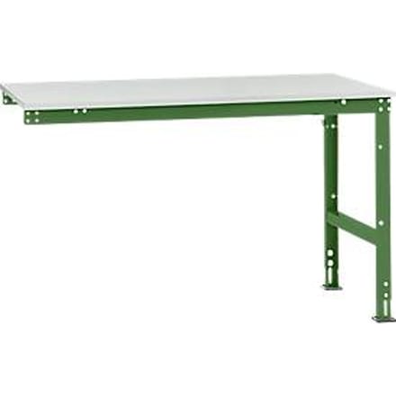 Manuflex aanbouwtafel UNIVERSAL Standaard, tafelblad melamine, 1500 x 1000, resedagroen