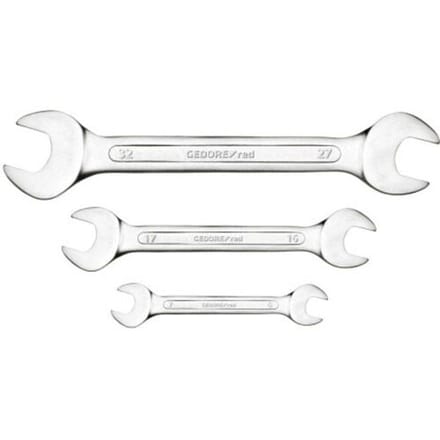 Gedore RED 3300961 R05125012 Dubbele steeksleutelset 12-delig Sleutelbreedte (metrisch) 6 - 9 mm