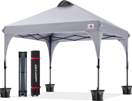 Pop-up Partytent 3 x 3 m met Gewichten en Accessoires - Grijs
