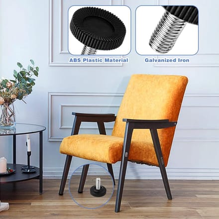 Famanu - Zware stelpoten set - verstelbare meubelnivelleerders - schroefbaar - voor tafel/kast