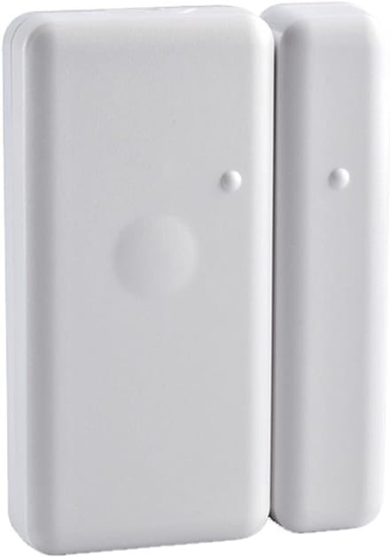 Openingsmelder - Detector deur raam - Beveiliging huis - Draadloos compact ontwerp - 25 x 52 cm - Wit