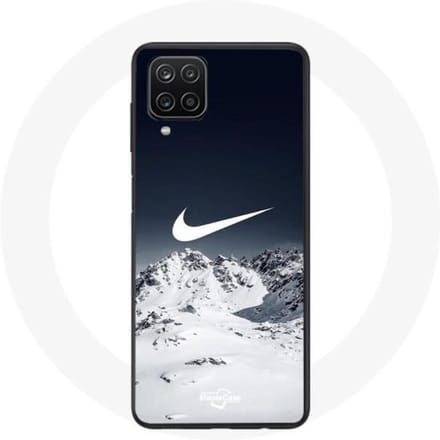 Coque Samsung Galaxy A12 Nike Logo Niege Hiver