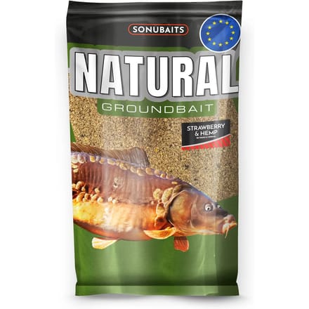 Sonubaits Natural Groundbait - Soort : Strawberry and Hemp