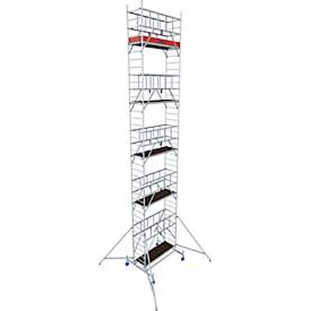 Krause rolsteiger ProTec - aluminium - werkhoogte tot 11,3 m - draagvermogen tot 200 kg/m² - met platform