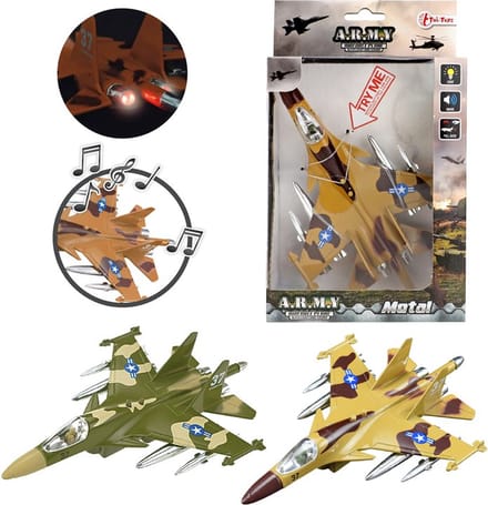 Toi Toys Pull back Straaljager (1 stuk) assorti