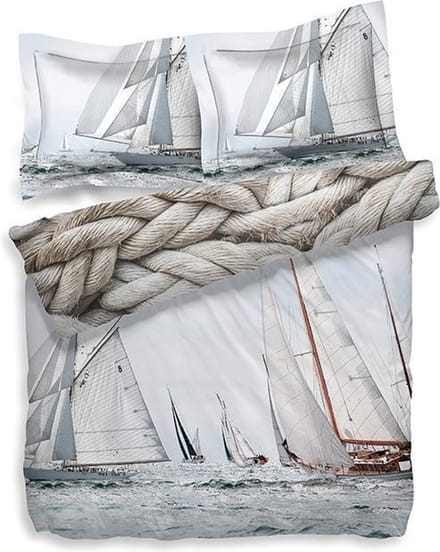 Heckett & Lane Elbow Dekbedovertrek - Eenpersoons - 140x200/220 cm - Multi