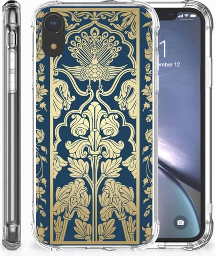 Apple iPhone Xr Case Beige Flowers