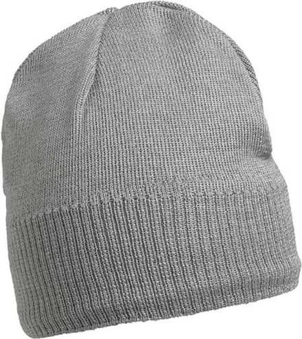 Myrtle Beach - Unisex Gebreide Beanie met Fleece Binnenkant (Grijs)