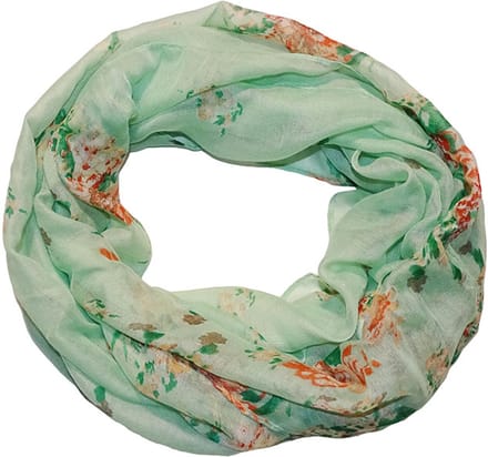 Boodz Colsjaal Mint Groen met Bloemenprint