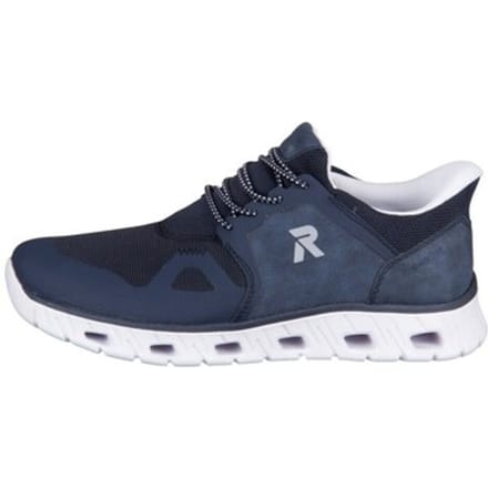 Rieker Heren Sneaker Low Ready2GO Instapper 04355-14 blauw Blue