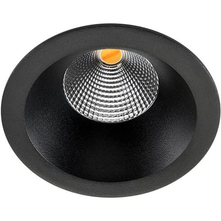 6W Dim Naar Warm LED Inbouwspot Zwart IP54 - 903223