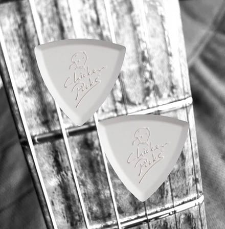 ChickenPicks Bermuda IIIP 2.1mm Gitaarpicks 2-Pack Thermosetting Kunststof Extreem Hard