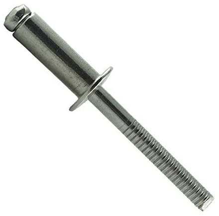 Blindnieten met Platte Kop - Roestvrij Staal A2 - DIN 7337 - 6 X 30 mm
