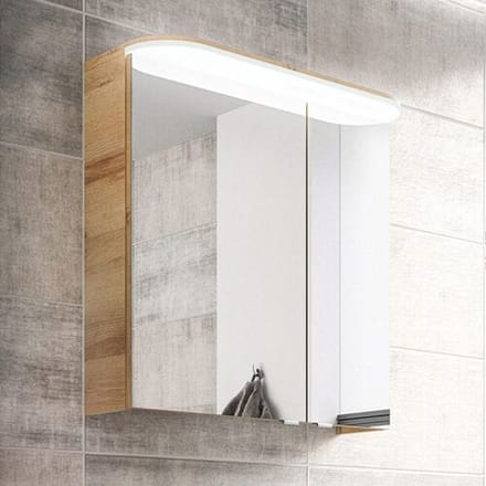 Pelipal Balto sprint mirror cabinet 70 cm LED edge lighting SEKE01070L1260S