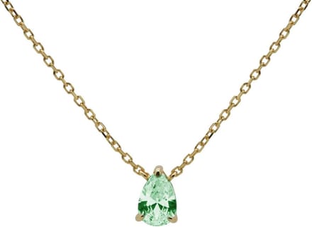 Karma Ketting Julia Ocean Green Goud