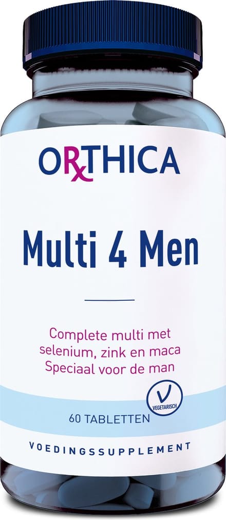 Orthica Multi 4 Men - met selenium, zink en maca - 60 tabletten