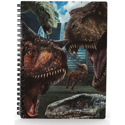 notitieboek met 3d-effect SD Toys Jurassic World Selfie