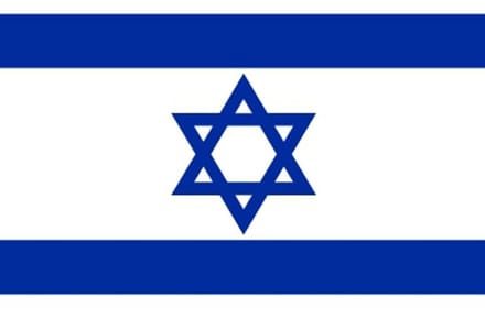 Vlag Israel stickers
