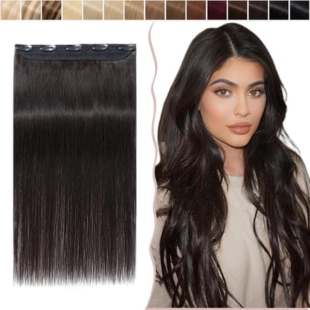 Clip-In Echte Haar Extensions, Remy Haar, 7A Kwaliteit, 100% Menselijk Haar, Steil en Volumineus Haarstuk