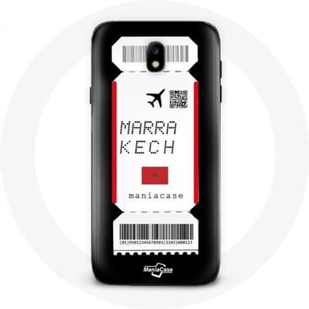 Samsung Galaxy J3 2017 hoesje Vliegticket Marrakech Marokko