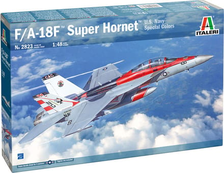 Italeri Modelbouwpakket Vliegtuigen - 2823 F/A-18F Super Hornet U.S. Navy Special Colors Plastic - 1:48 - Modelbouw