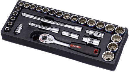 1/2'' MIT Inbus- en Doppenset, 29-delig