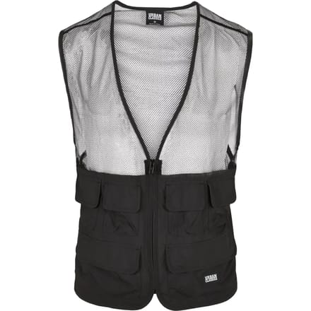 Urban Classics - Light Pocket Mouwloos jacket - 2XL - Zwart
