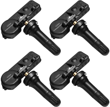 Banden Druk Sensor - TPMS Sensor - Veilig Rijden - Voorgeprogrammeerd - 433 MHz - Zwart