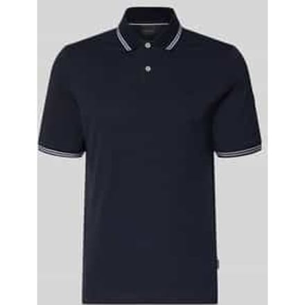 Bugatti Herren Polo Modern Fit van puur katoen