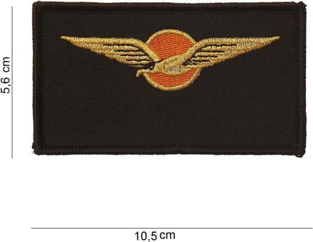 Embleem stof KLU naamtab