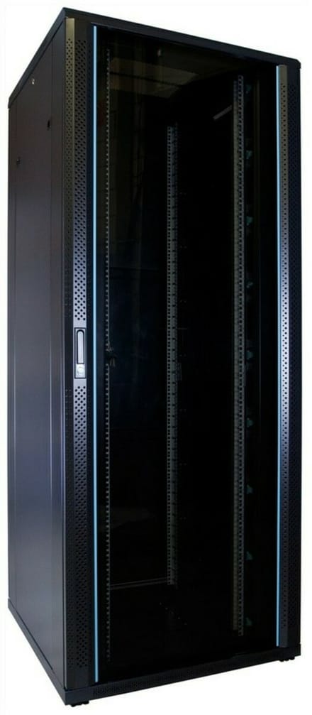 DSIT 47U serverkast met glazen deur 800x800x2200mm (BxDxH) - serverbehuizing - serverrack - 19 inch