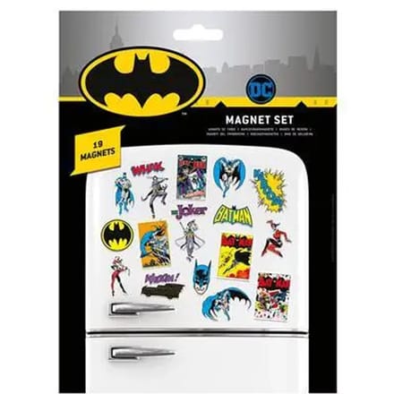 Set van 20 magneten Pyramid Dc Comics Batman Retro