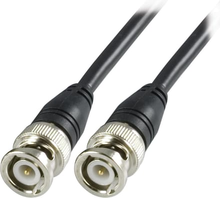 DELTACO DEL-136, Krimp connector coaxkabel, BNC, RG59, 5 meter