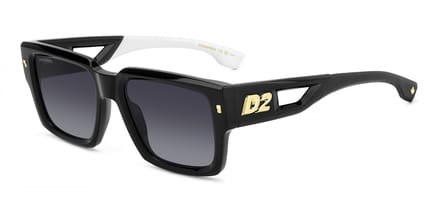 Dsquared2 D2 0143/S BLACK/GREY SHADED 53/19/145 Herrenbrillen Zonnebrillen