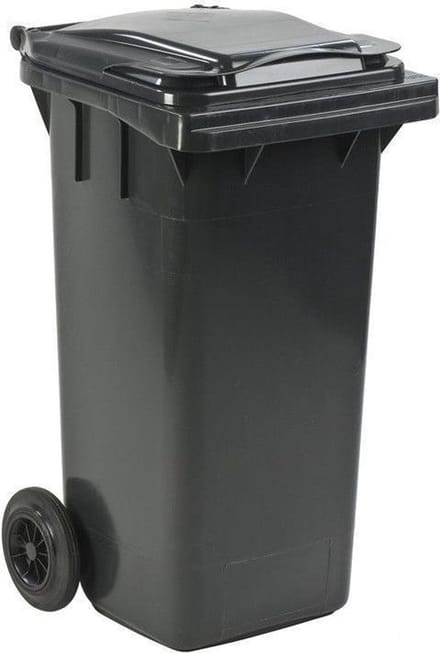 Minicontainer 120 liter grijs