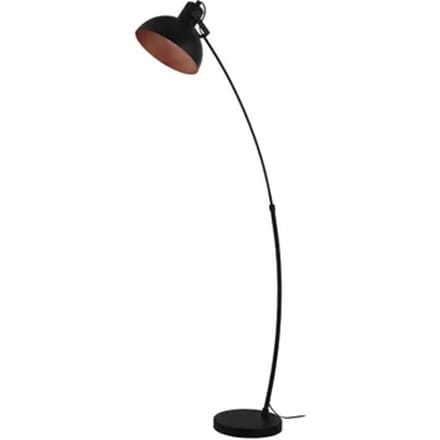 EGLO Jaafra Vloerlamp - E27 - 158 cm - Zwart|Koper