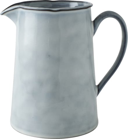 Dutch Rose Organic Waterkan 1.6 Liter - Stoneware Handgemaakt - Blauw