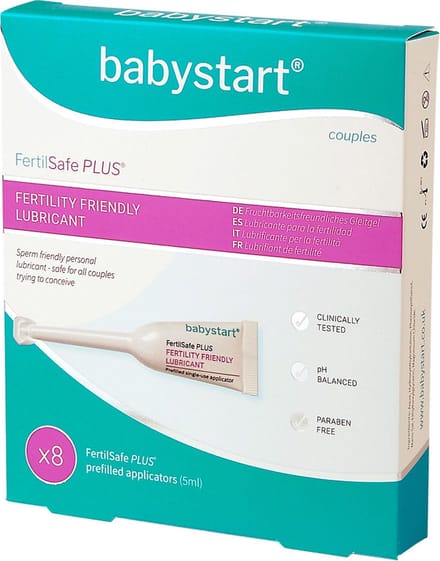 FertilSafe PLUS® – niet zaaddodend glijmiddel - zwangerschap ondersteunend - 8x applicator 5ml - Babystart®