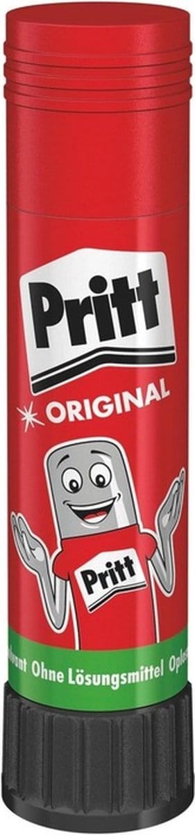 Pritt lijmstift - 11 gram - klein formaat - oplosmiddelvrij - uitwasbaar
